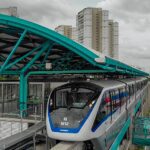 Novo trem autônomo importado da China da Linha 15-Prata do Metrô de São Paulo chega ao Brasil