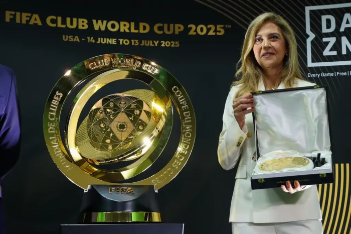 Leila Pereira, única mulher entre os 32 presidentes do Mundial de Clubes 2025