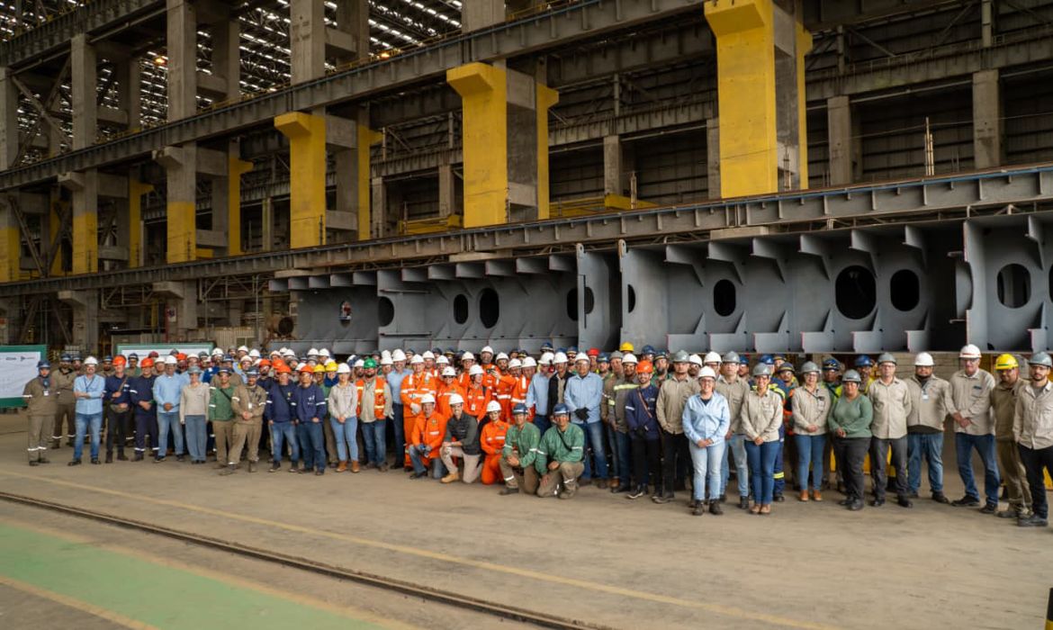 Estaleiro no RS começa a construir navios encomendados pela Transpetro